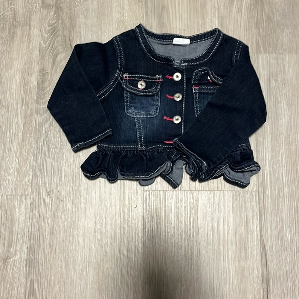 Wrangler crop Jean jacket‎ 6-9M